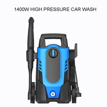 105Bar magasnyomású tisztító 1400 W hordozható IPX5 vízálló autóhoz Home Garden tisztítás háztartási autó mosógép 220V