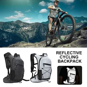 fényvisszaverő kerékpáros kerékpáros hátizsák kültéri túratáska Ultrakönnyű kerékpáros táska 8L nagy kapacitású motorkerékpár hátizsák utazótáska