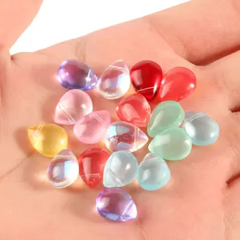AB Color Water Drop cseh lámpatest kristályüveg távtartó gyöngyök ékszerkészítéshez DIY kézimunka karkötő nyaklánc hajtű 9x12mm