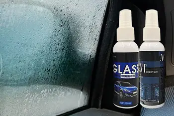  autó ködmentesítő spray hordozható 100ml szélvédőüveg-tisztító párásodásgátló szélvédőtisztító szedánokhoz ablakok zuhanyajtók