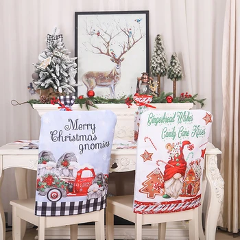 Karácsonyi karácsonyi bankett székhuzat Mikulás party étkező Ülőhely dekoráció konyhai székhuzat Karácsonyi otthoni hangulat dekoráció