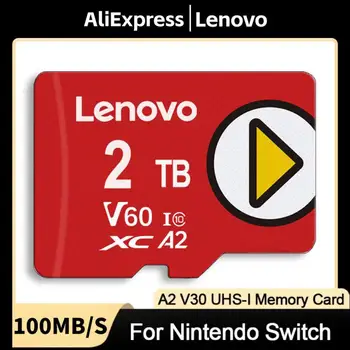 Lenovo 2TB Micro Tarjeta SD 1TB 512GB 256GB Class10 Flash memóriakártya Mobil tároló SD kártya 128GB Juegos Nintendo Switch