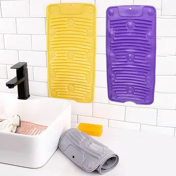 Többfunkciós felmosók medence szilikon összecsukható lusta kezek zokni mosódeszka tisztítás ingyenes mosás mini ruhák csúszásgátló