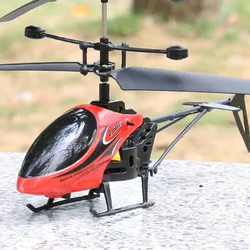 Way távirányítós helikopter fénnyel USB töltés Esésálló Mini repülőgép modell gyerekeknek Ellenálló játékok Ajándékok