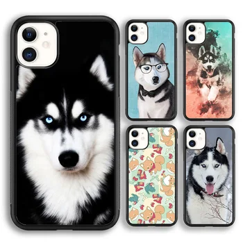 Animal Husky aranyos kiskutya puha telefontok iPhone 15-höz SE2020 14 XR XS Max 7 8 Plus 11 12 13 Pro Max Mini telefontok alapok