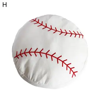 Párna párna Indeformable Throw Pillow Lovely Baseball Rubby Shape Throw Pillow