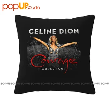 Őszi Celine Dion Courage World Tour párnahuzat takaró Ágynemű bőrápoló cipzár típusa