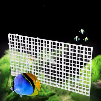 Akvárium szűrő alsó izolátum panel hal tartós műanyag válaszfalrács hal rács elválasztó háló