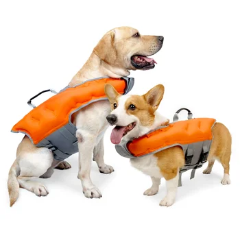 Fashion Summer Dog mentőmellény kutya fürdőruha felfújható Közepes és nagy kutya úszó kisállat kellékek Corgi Teddy számára
