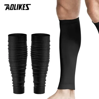 AOLIKES 1 pár lábkompressziós hüvely, vádlitartó ujjak lábfájdalomcsillapító, lábvédő zokni fitneszhez,futás,kosárlabda