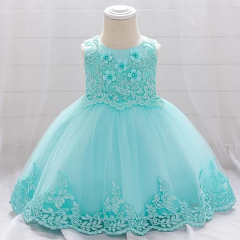 2023 Kislányok nyári ruhák rátétes csipke csecsemőruha Kislány hercegnő ruha kisgyermek születésnapi zsúr esküvői ruha