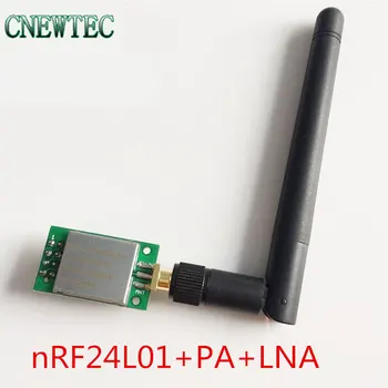 SI24R1 nRF24L01+RFX2401C helyett SI24R1+PA+LNA vezeték nélküli kommunikációs modulok antenna árnyékoló tokkal 2,4 GHz 20dbm 1000m