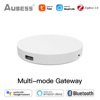 Tuya Zigbee 3.0 Bluetooth Gateway HUB vezeték nélküli intelligens otthoni híd A Smart Life alkalmazás együttműködik a ZigBee érzékelővel az Alexa Google Home segítségével
