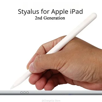 2. generációs Apple Pencilhez Toll, IOS táblagép érintőtoll vezeték nélküli töltéssel IPad Pro készülékhez 1 2 3 4 5 Air 4 5 Mini 6