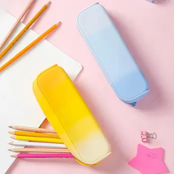 Soft School tárolása Irodai asztali ceruza toll rendszerező szilikon táska Tantermi kiegészítők