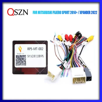 QSZN kábelköteg Canbus Box dekóder MITSUBISHI PAJERO SPORT 2014+ / XPANDER 2022 autórádió sztereó tápkábel adapter