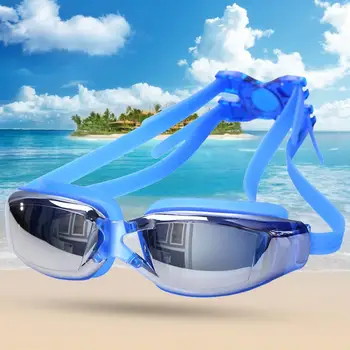 1 szett úszószemüveg vízálló professzionális biztonságos csat kialakítású úszószemüveg vízi sportokhoz