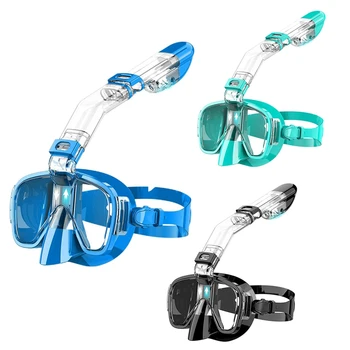 Snorkel összecsukható búvárfedél száraz felső rendszerrel és kameratartóval, professzionális snorkeling felszerelés gyerekeknek