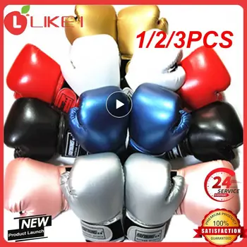 1/2/3PCS Év Gyerek boksz kesztyű szórakozáshoz Muay Thai harc Sanda harcművészetek táska lyukasztó edzés PU Mitts kesztyű felszerelés 24BD
