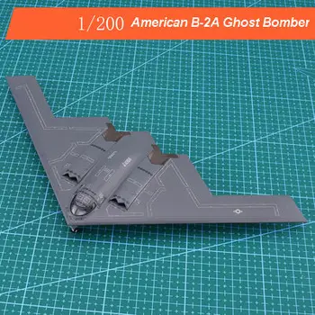 B-2A Amerikai lopakodó stratégiai bombázó ötvözet szimuláció repülőgép modell gyűjtemény dekoráció, hadsereg ventilátor, limitált kiadás, ajándék