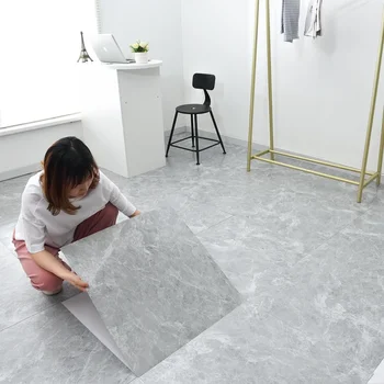 Sűrített vízálló öntapadó szimuláció márvány csempe padló matrica nappali fürdőszoba konyha otthoni padlódekoráció.
