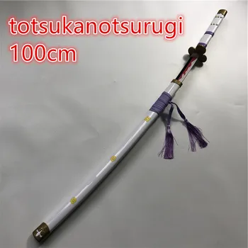 1:1 Anime Cosplay Kozuki Oden Totsukanotsurugi kard Zoro kard fegyver Fa nindzsa kés Szamuráj kard kellék játékok 100cm