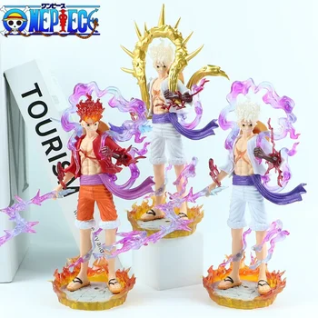 Anime One Piece figurák Luffy Sun God modell babák figurák Nika Luffy Pvc akciófigura gyűjthető gyermekek játékok ajándékok