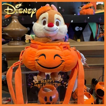 Disney Chip 'n' Dale plüss táska Halloween válltáska tök táska crossbody táska születésnapi ajándék Kawaii gyermek születésnapi ajándékok