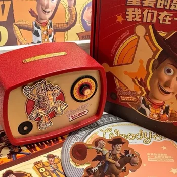 Disney Toy Story 4 Woody Buzz Lightyear retro Bluetooth hangszóró rajzfilm vezeték nélküli hordozható aranyos hangszóró kreatív születésnapi ajándék