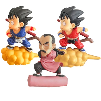 Dragon Ball animációs játék Perifériás játékok Goku Tao PaiPai mágneses hűtőszekrény matricák Anime figurák Akciómodell gyűjtemény