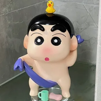 Zsírkréta Shin-chan gk aranyos Q változat fürdés Shin-chan anime perifériás modell barátoknak ajándékok