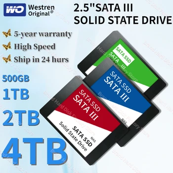 Eredeti 1 TB-os merevlemez SATA3 500 GB-os merevlemez 2 TB-os nagy sebességű belső szilárdtestalapú lemez 2,5 hüvelykes SSD laptophoz/PC-hez/MAC-hez 2024 Új