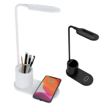  Telefontartó Összecsukható mobiltelefon Multifunkcionális 10w Led asztali lámpa Mobiltelefon töltő tartozékok Vezeték nélküli töltő