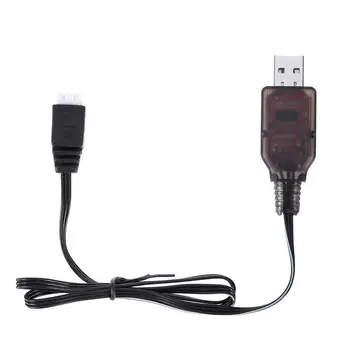 USB töltőkábel 7.4V 2S Li-Ion akkumulátor töltő HS 18301 18302 18311 18312 1/18 RC autóalkatrészekhez