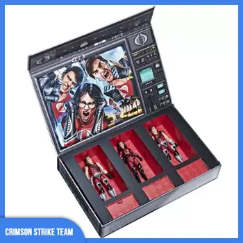 G.I. Joe Classified Series Crimson Strike Team Tomax Xamot bárónő Anime akciófigura Modell kollekció Karácsonyi játék ajándék