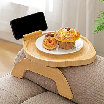 kanapé kar asztal kanapé kartámasz tálca kanapé kar tálca 360°-ban forgatható étkezéshez Könnyen használható