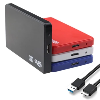 2,5 hüvelykes külső merevlemez-ház USB 3.0 5 Gbps merevlemez-tok adapter eszköz ingyenes hordozható SATA HDD SSD tartozékokhoz