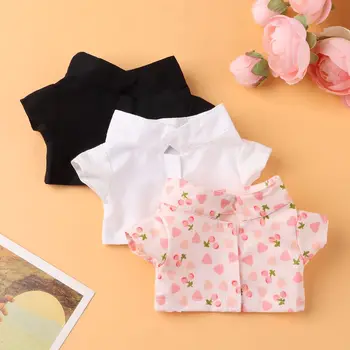Divat Aranyos pamut Mini baba kiegészítők Gallér kabát baba ing Pants baba ruhák