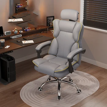 Fekvő Játékülés Irodai székek Mobil hálószoba Kényelmes Accent irodai székek Forgatható hiúsági kanapé De Bureaux Számítógépes szék WJ30XP