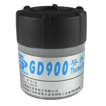 30g szürke Nano GD900 összetett paszta hőzsír hővezető képesség zsírpaszta szilikon hűtőborda keverék 4.8W / M-K A CPU SZÁMÁRA