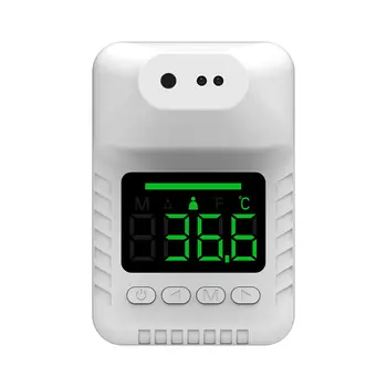 K3X infravörös hőmérő automatikus indukciós érintésmentes mini falra szerelhető LED kijelző kihangosító digitális hőmérő