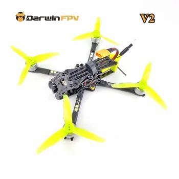 DarwinFPV Baby Ape Pro V2 3 hüvelykes FPV Drone Quadcopter 142mm kefe nélküli motorral Caddx F4 AIO repülésvezérlő VTX légcsavar