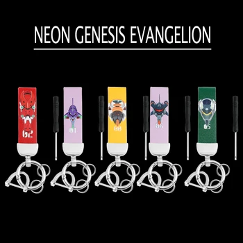 Anime NEON GENESIS EVANGELION bőr kulcstartó EVA-01 TESZT TÍPUSA Mecha kulcstartók hátizsákhoz Autós kulcstartó kiegészítők Gyerekjátékok