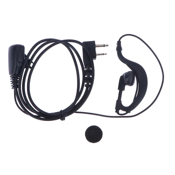 D típusú fülhorog fülhallgató fejhallgató Walkie Talkie fejhallgató ICOM IC-91A / 91AD / 92AD / P7A / Q7A / V8 számára