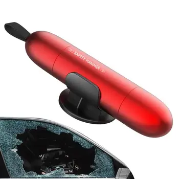 Ablaktörő autó biztonsági kalapács Automatikus vészhelyzeti üveg ablaktörő Biztonsági öv vágó Életmentő autó vészhelyzeti menekülési kalapács