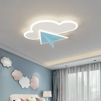 Nordic LED mennyezeti fény felhő papír repülőgép gyerekszoba hálószoba dekoráció dekoráció Habitacion Infantil háztartási gép 2023új