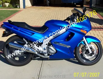 Racing motorkerékpár burkolat Kawasaki ZZR250 90-07 1990-2007 ZZR 250 Teljesen kék ABS műanyag karosszéria burkolat szett