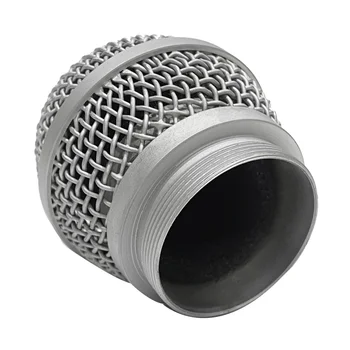 Mikrofonrács csere mikrofon Mikrofonfej hálós mikrofon Rácsos mikrofon Tartozékok PG58-hoz, külső fogak