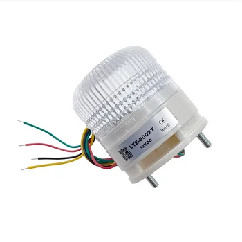 LTA 5002 3 színes lámpa 220V Mindig bekapcsolt jelzés figyelmeztető lámpa 12V 24V hangjelző mágnes jelzőfény LED lámpa Kis biztonsági riasztás