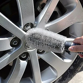 1PC autó gumiabroncs felni kefe kerékagy tisztító kefék autó kerekek részletezése tisztító tartozékok gumiabroncs automatikus mosóeszköz
